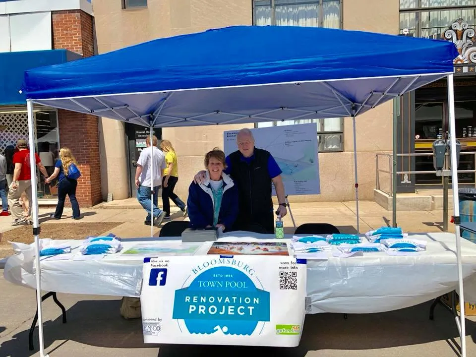 Bloom Pool Renovation Project community information booth